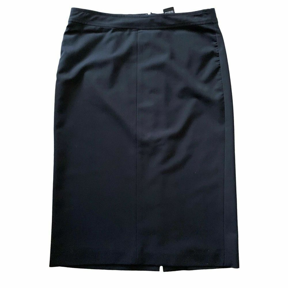 BCBGMaxAzria Womens Pencil Skirt Black Short Solid Office Professional 2